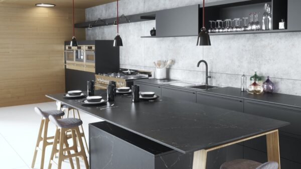 Silestone - Eternal Charcoal Soapstone kitchen